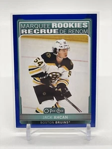 2021-22 Series 2 O-Pee-Chee Update Marquee Rookies Blue Border #635 Jack Ahcan - Picture 1 of 2