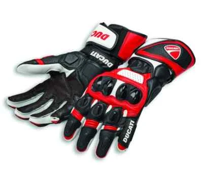 DUCATI SPEED EVO C1 Racing Leather Gloves Gloves Red NEW - Image 1 of 4
