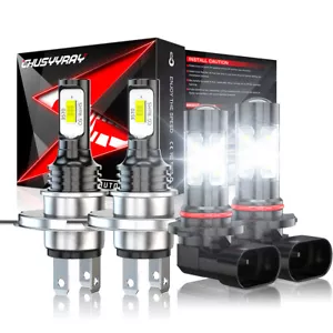 Para Toyota Tacoma 2005-2011 -4X Combo 8000K Faro LED + Kit Faros Antiniebla - Imagen 1 de 22