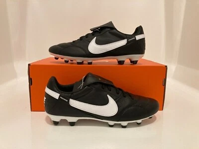 Nike The Premier III 3 FG Leather Black White Soccer Cleats Unisex AT5889-010 - Image 1 of 4