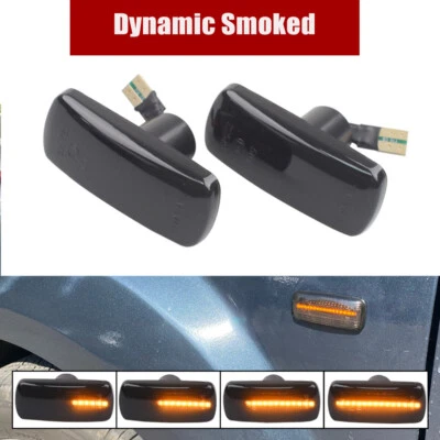 2pcs For Jeep Compass 2007-2017 Patriot 2007-2017 LED Dynamic Side Marker Light - Image 1 of 4