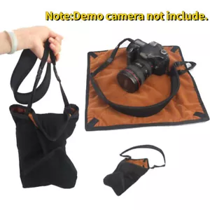 New DSLR SLR Foldable Soft Wrap Cloth Camera Lens Protection Storage Cover Case - Picture 1 of 12