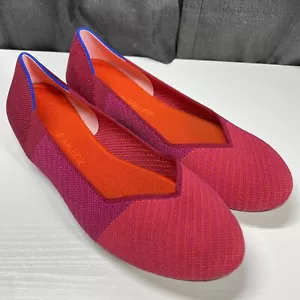 Rothy’s The Flat Pomegranate Pop Punta Redonda Ballet Plano Para Mujer Talla 10.5 - Imagen 1 de 10