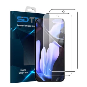 2x 2x Tempered Glass Screen Protector for Google Pixel 9 Pro XL Clear - Picture 1 of 4