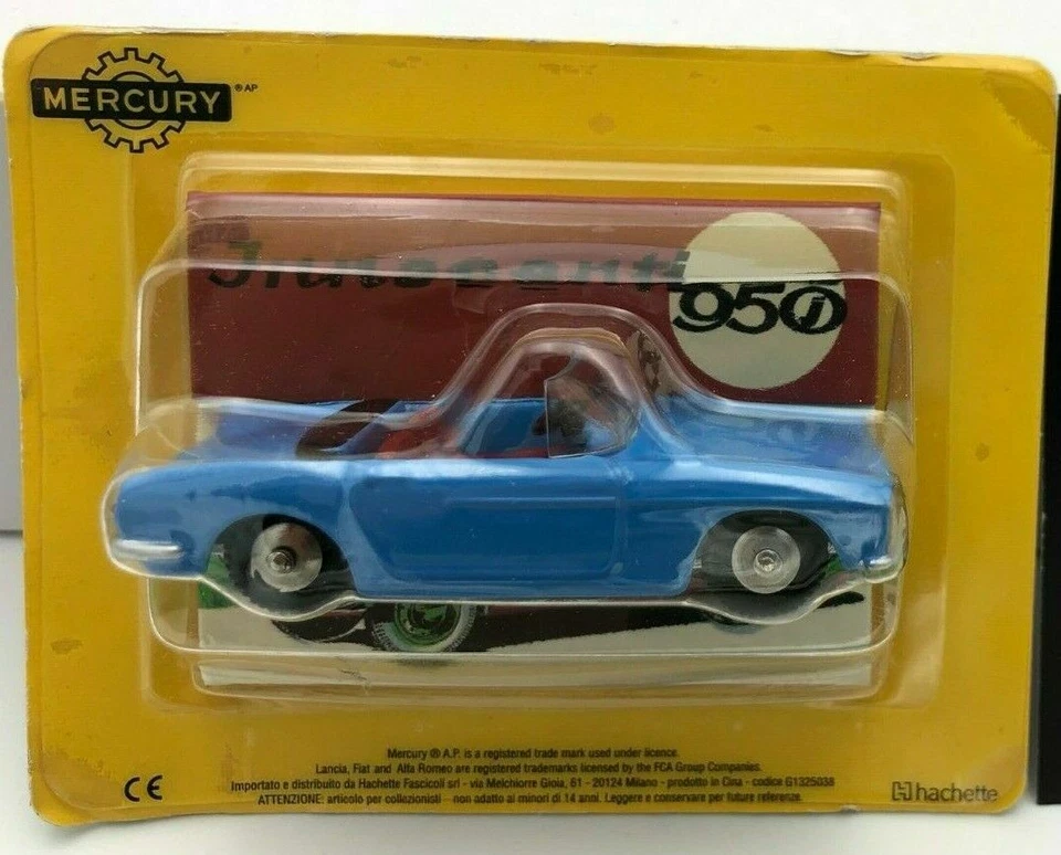 DIE CAST " INNOCENTI 950 SPIDER " SCALA 1/48 MERCURY HACHETTE USC. 38 - Immagine 1 di 1