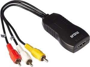 RCA Composite Adapter Compatible with HDMI DHCOME NEW - Picture 1 of 8