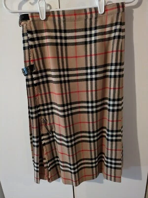¡¡¡NUEVO PRECIO!!! Falda plisada Burberry Classic Kilt, vintage años 80, 100 % lana, usada en excelente estado Foto 1 de 4