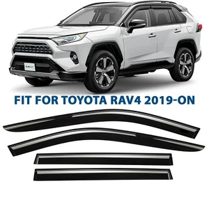 Protectores de lluvia viseras de ventilación pantalla para Toyota RAV4 2019-2025 IRROMPIBLE - Imagen 1 de 10