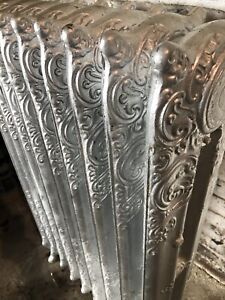 Cast iron hot water radiator decorative ornate