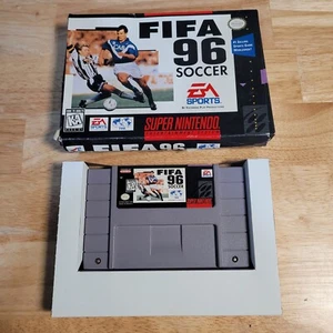 FIFA Soccer 96 Super Nintendo SNES CIB Missing Manual - Tested - Picture 1 of 6