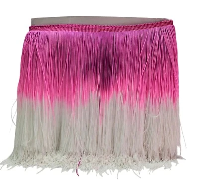 Purple, Pink & White Ombre Fringe Trim - Image 1 of 3
