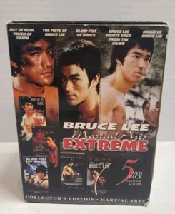 Bruce Lee Martial Arts EXtreme 5 Pack Collectors Series 1981 VHS Box Set New - Picture 1 of 11