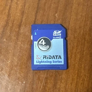 Ridata Secure Digital Card Lightning Series 4GB - Picture 1 of 5