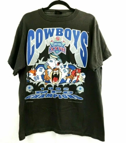 Vintage Dallas Cowboys Superbowl Champs Looney Tunes T-Shirt Vintage Men Gift Cover