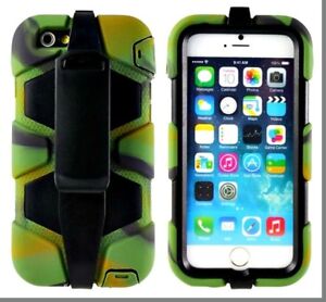 Heavy Duty Surviving 3 In1 Case Cover+Built-in Screen For iPhone 6/6s.