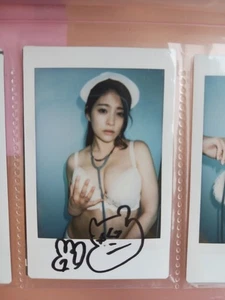 Meguri Auto Autographed Signed instax photo Cheki Japanese AV Idol JAV - Picture 1 of 1
