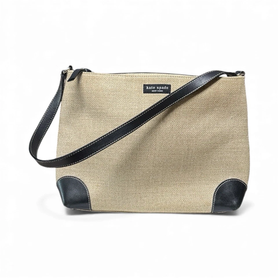 Bolso Kate Spade Belga Lino Pequeño Utilitario Asa Superior - Hecho en Italia Foto 1 de 4