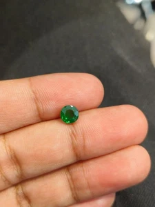 1.13 Cts A STUNNING TSAVORITE GARNET ROUND SHAPE 6.1 MM FROM KENYA ! - Picture 1 of 11