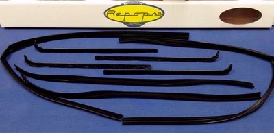 Ford Econoline 1968-1974 furgoneta puerta completa canales de funcionamiento fieltro ventana fuzzies kit Foto 1 de 4