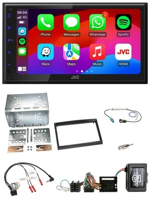 JVC Bluetooth 2DIN Lenkrad DAB USB Autoradio für Citroen Berlingo 08-18 PDC hint - Bild 1 von 4