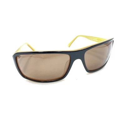 Gafas de sol envolventes Lacoste LA12419 negras naranjas lentes marrones 63-16 125 hombres mujeres Foto 1 de 4