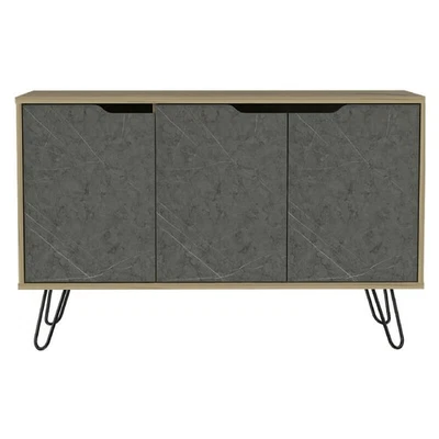Pine & Stone Medium Sideboard 3 Doors Cabinet Manhattan - Image 1 of 4