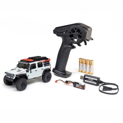 Axial 1/30 SCX30 Jeep Wrangler JLU 4X4 RTR Brushed Rock Crawler Battery & - Image 1 of 4