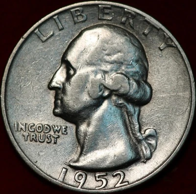 1952-S San Francisco Mint Silver Washington Quarter - Image 1 of 2