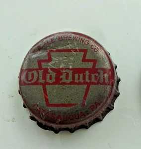 Crown Cork Unused Beer Bottle Cap Old Dutch Eagle Catasauqua PA Tax - Picture 1 of 2