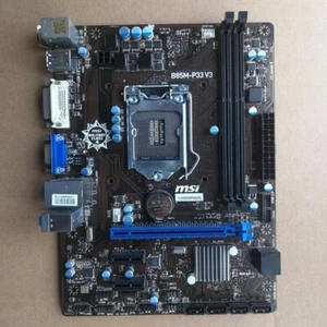 MSI B85M-P33 V3 Motherboard Intel B85 LGA1150 DDR3 With I/O baffle - Picture 1 of 5