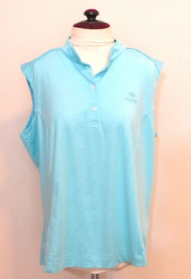 Oxford Golf Women's L Blue Hapuna Sleeveless Top Athletic wear Shirt floral - Imagem 1 de 4