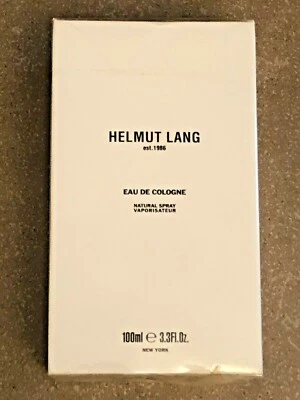 HELMUT LANG est. 1986 Eau de Cologne 100 ML 3.3 OZ 100% ORIGINAL New & sealed Foto 1 de 2