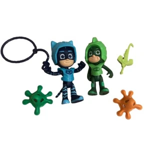 PJ Masks 3,5" Catboy & Gekko mit abnehmbaren Helmen, Westen und Zubehör. - Bild 1 von 4