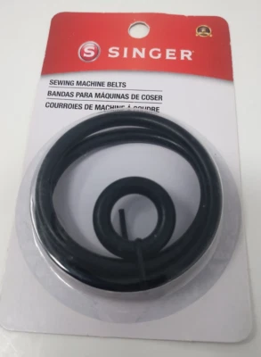 Singer 2125 Sewing Machine Motor Belt and Bobbin Winding Belt Set. Genuine, OEM - Image 1 of 4