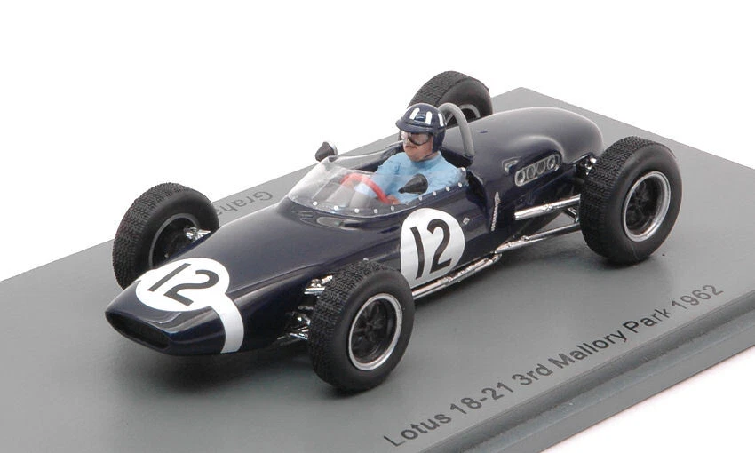 Lotus 18 / 21 Graham Hill 1962 #12 3rd Mallory Park 1962 1:43 Model S7455 - Immagine 1 di 1
