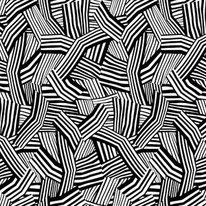 Studio E - Hothouse Magic - Geo - schwarz, Stoff Meterware - Bild 1 von 5