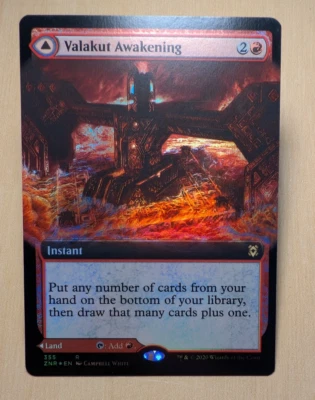 Valakut Awakening / Valakut Stoneforge - Extended Art Foil - Zendikar Rising - Image 1 of 2