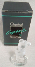 GOEBEL Germany Disney MINNIE MOUSE Figurine Frosted GLASS NEW in BOX