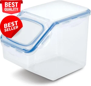 Lock & Lock HPL700 Classic 5 Litre Rice Case, Clear - Picture 1 of 12