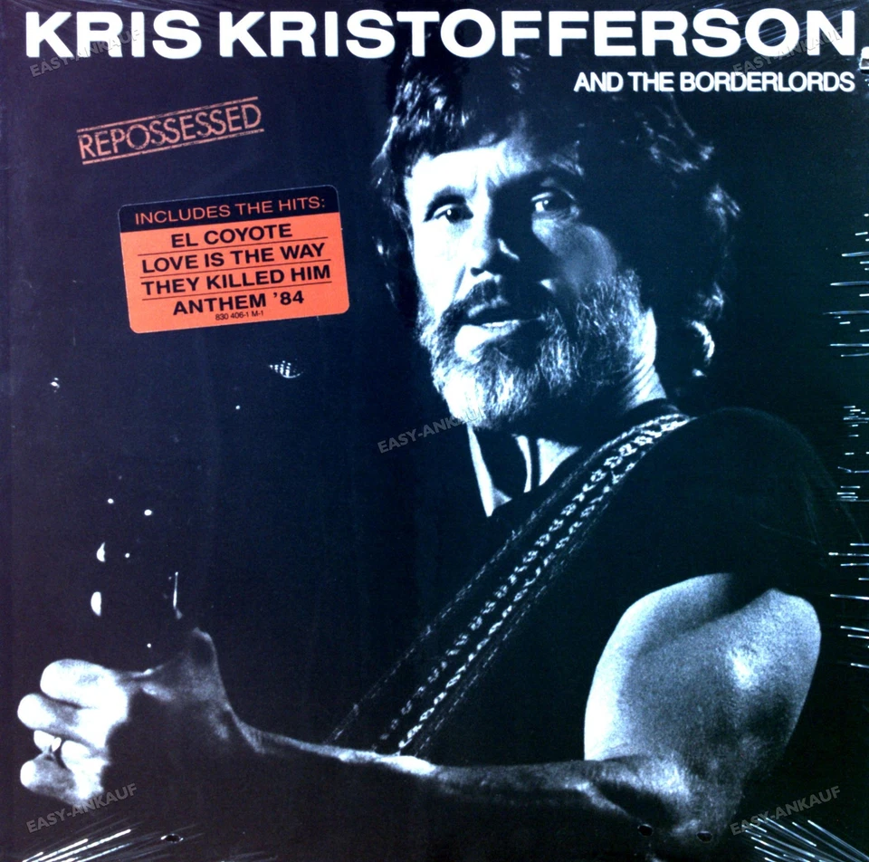 Kris Kristofferson And The Borderlords - Repossessed LP (Still Sealed) ` - Image 1 of 1