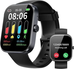 2025 Smart Watch For Men/Women, Waterproof Smartwatch Bluetooth iPhone Samsung - Picture 1 of 26