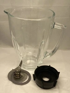 Oster BLSTAJ-CB Blender 6-Cup Glass Jar - Black Lid - Picture 1 of 9