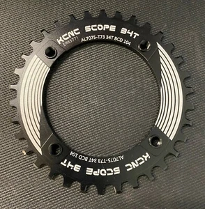 Kcnc Scope Chainring Narrow Wide 34T 104mm BCD - Picture 1 of 2