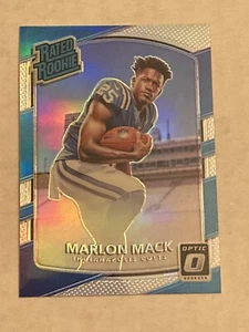 Marlon Mack 2017 Donruss Optic #152 Silver Holo Prizm Rated Rookie Texans RB1 - Picture 1 of 2