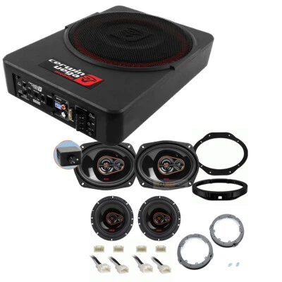 METRA, CERWIN VEGA Cerwin Vega 6x9 & 6.5" Speakers 10" subwoofer kit for 2015-2020 Ford F-150 F150