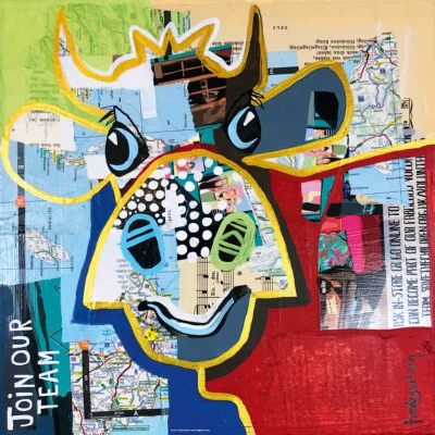 Heye Dotted Cow 1000 Piece Jigsaw Puzzle By Fredi Gertsch - Image 1 of 2