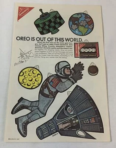 1967 Nabisco OREO IS OUT OF THIS WORLD ad page ~ NASA theme - Picture 1 of 1