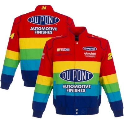 Auténtica chaqueta de algodón Nascar Jeff Gordon Dupont diseño JH uniforme Foto 1 de 4