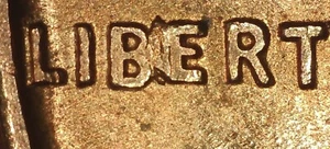 1960 D Lincoln Cent Small Date Rare BIE - RPM ? - D/D - Error - UNC BU Red - Picture 1 of 6