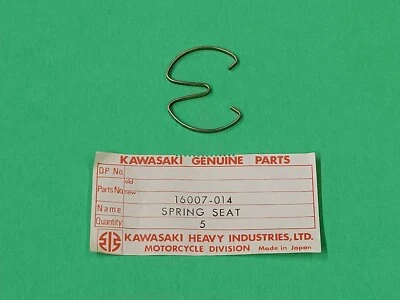 Nuevo de Lote Antiguo Kawasaki F5 F8 Carburador Válvula Acelerador Muelle Asiento 16007-014 Foto 1 de 4